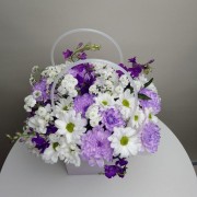 Ромашки в коробке